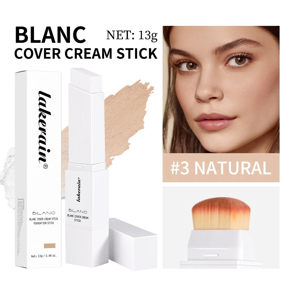Color-Changing Foundation Stick with Built-in Brush