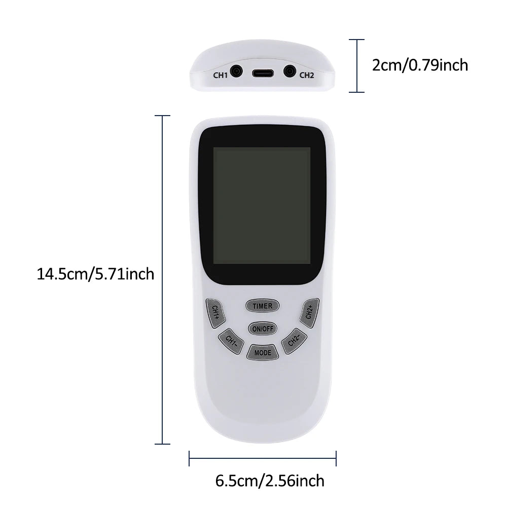 Digital TENS & EMS Muscle Stimulator for Pain Relief