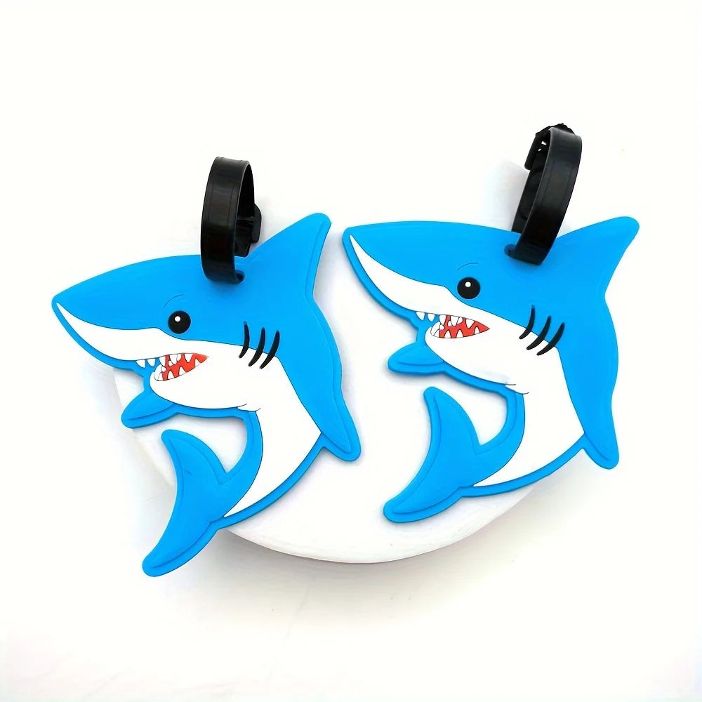 Shark Luggage Tag for Travel Identification - 4