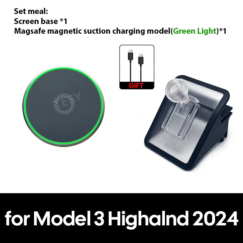 Wooden Gravity Car Phone Holder for Tesla Model 3 and Model Y - 20