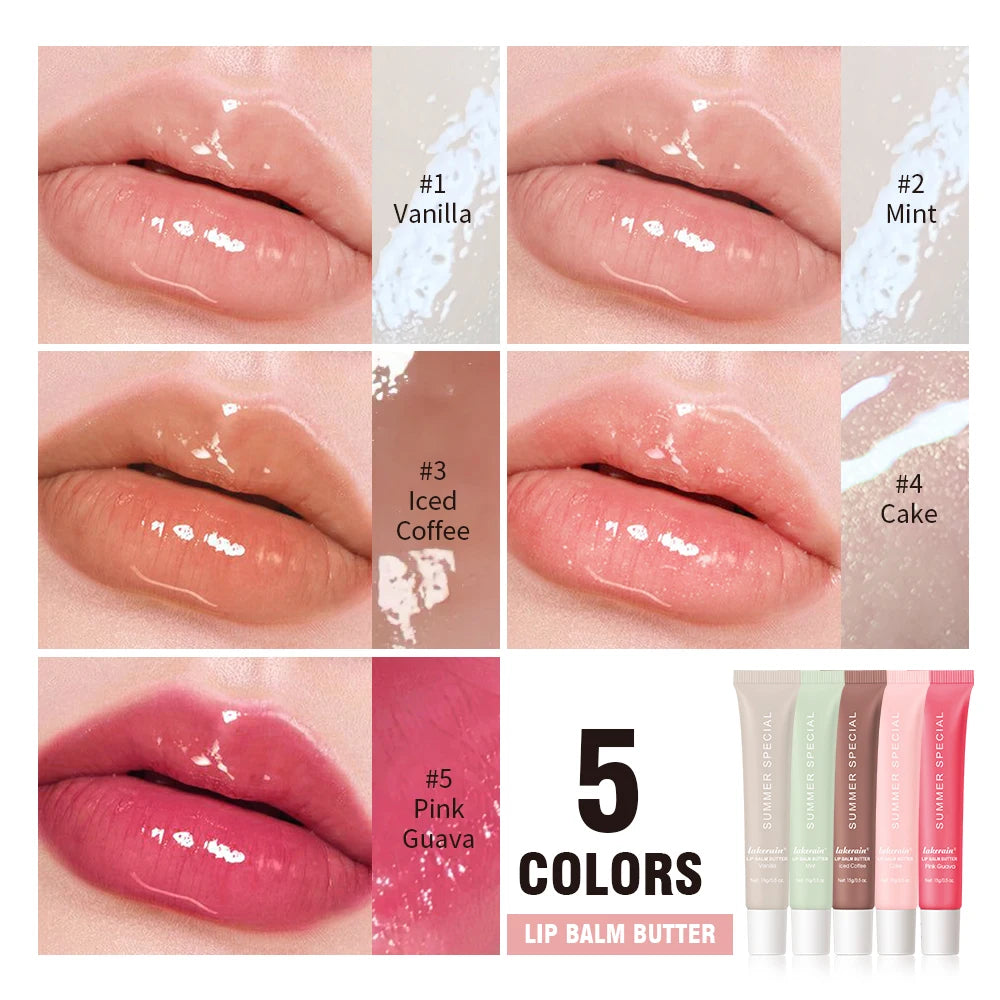 Moisturizing Lip Balm Butter for Glossy Hydrated Lips