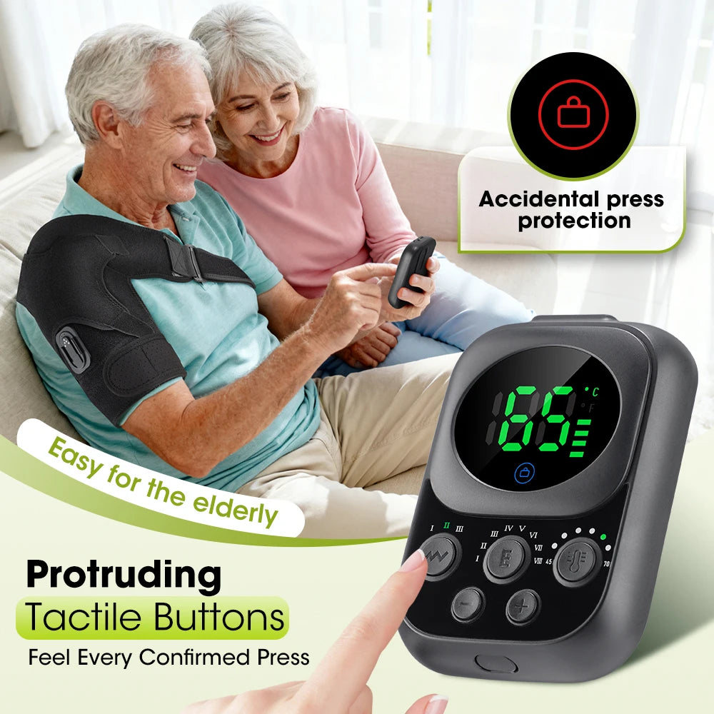 Wireless Smart Shoulder Heating Massager with Vibration - 26