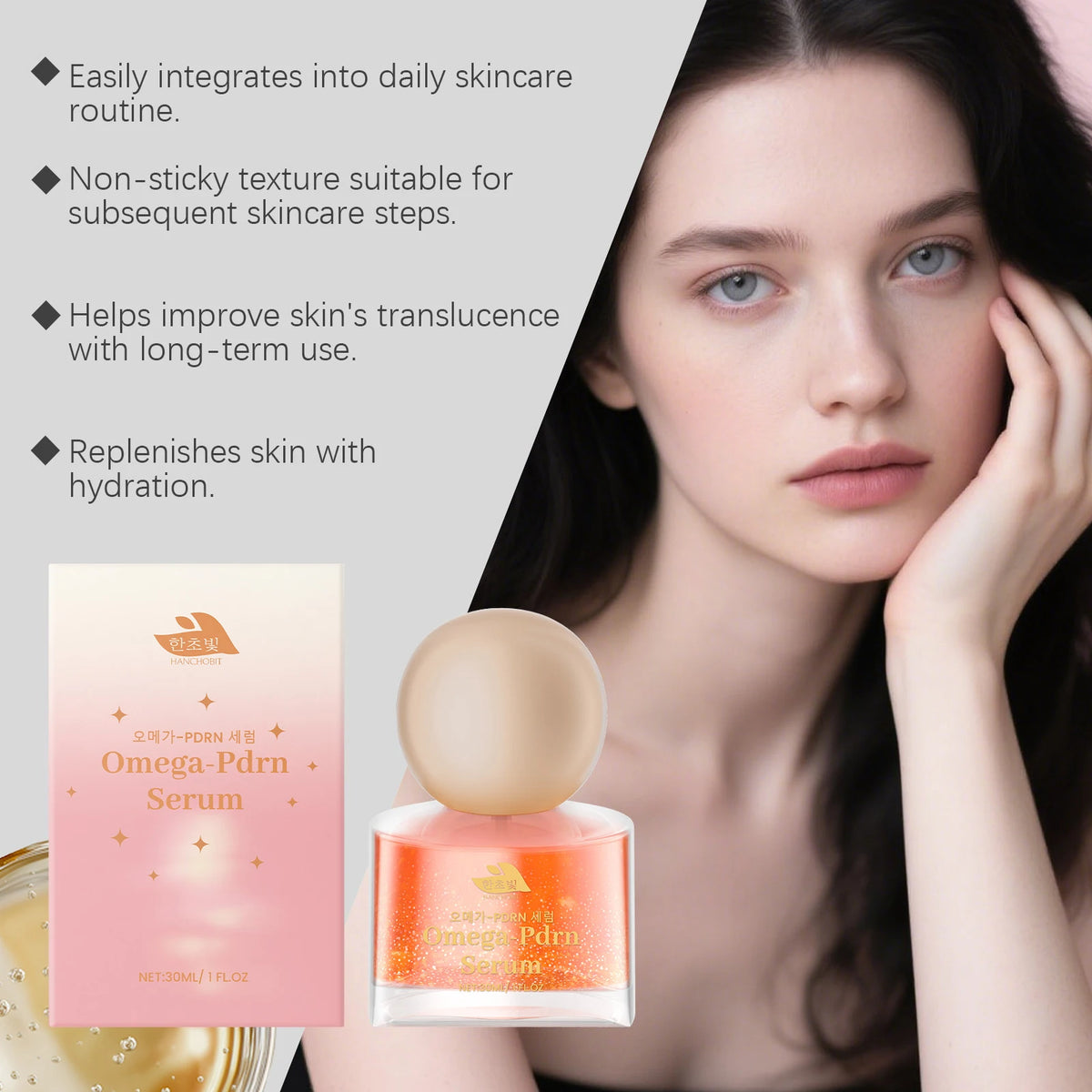 Niacinamide Hydrating Face Serum for Brightening and Skin Repair