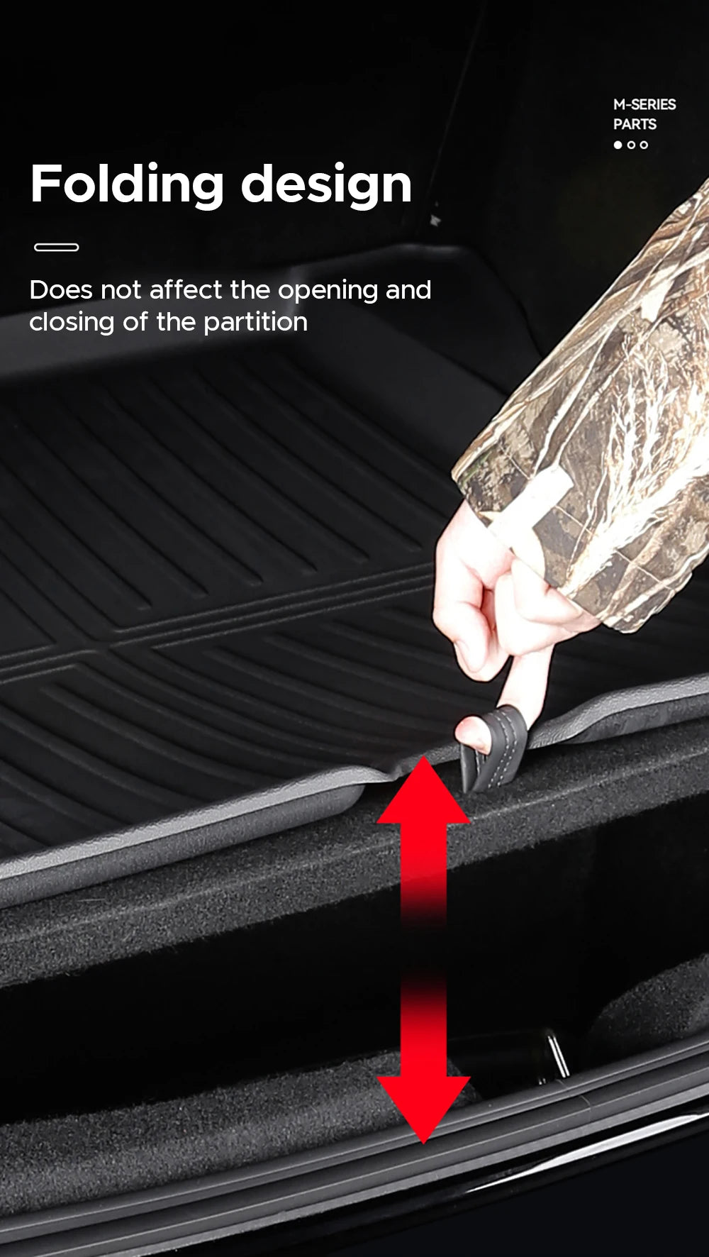 All-Weather Trunk Mat Set for 2025-2026 Model Y Juniper - 21