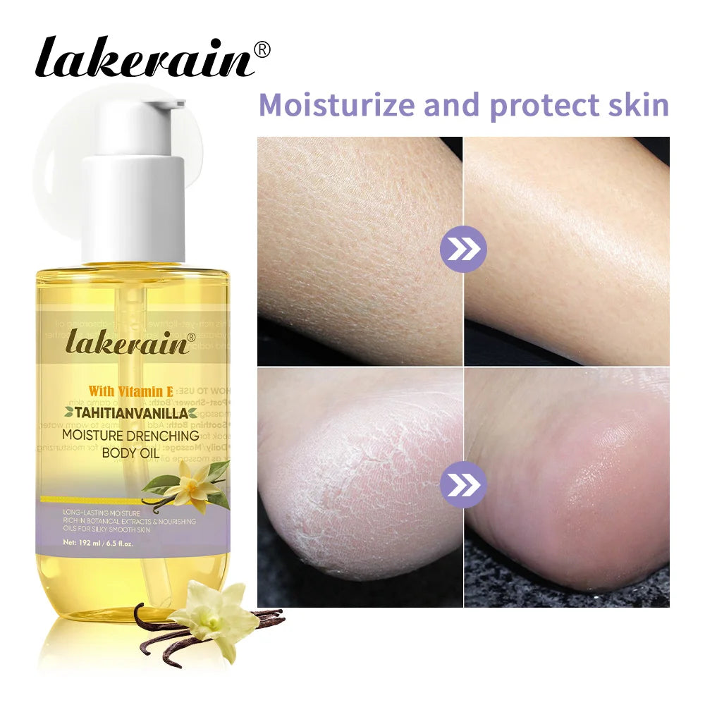 Vanilla Hydrating Body Oil for Dry Skin