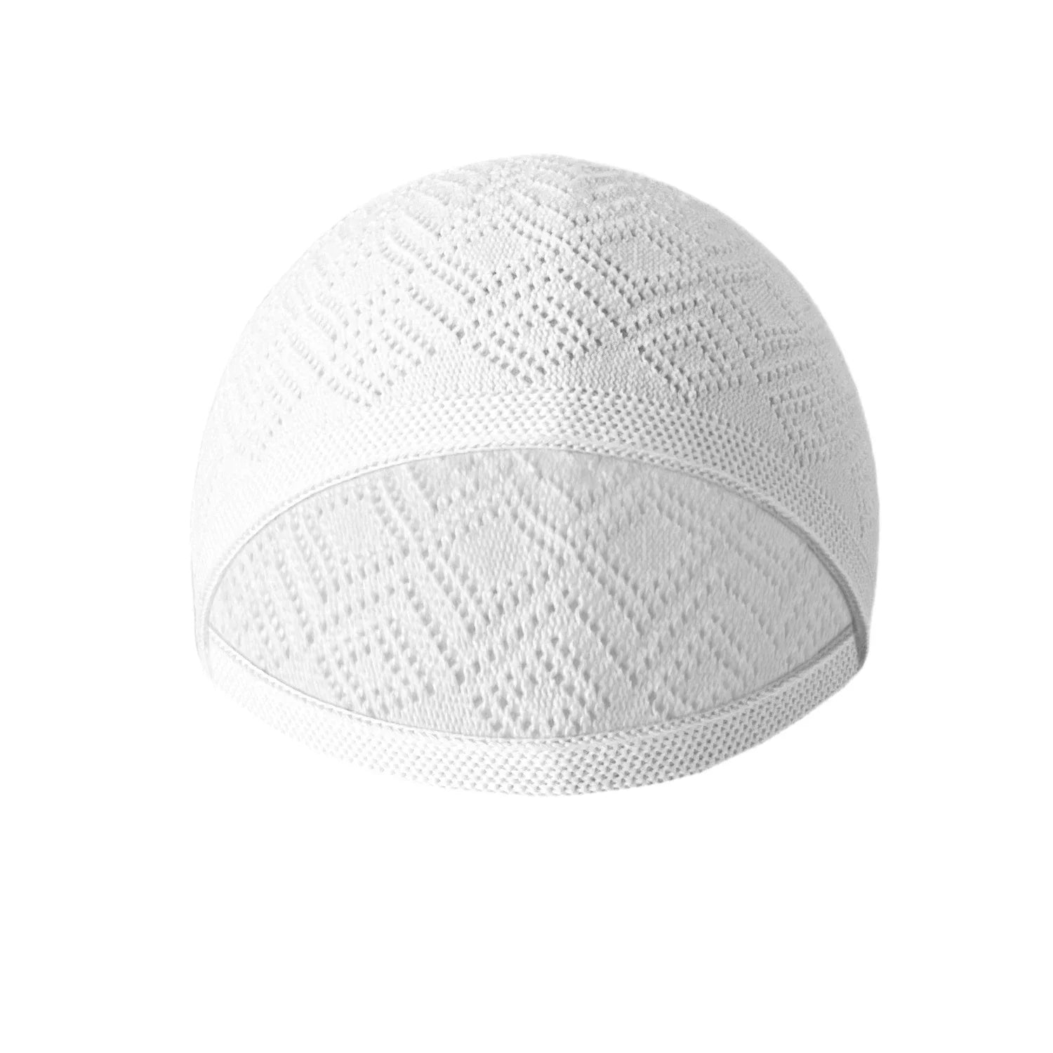 Mens Breathable Mesh Muslim Prayer Cap Lightweight Ramadan Taqiyah Hat - 15