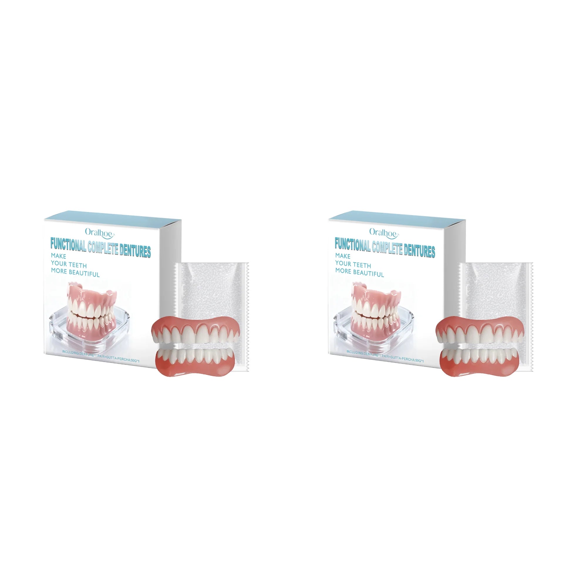 Cosmetic Denture Set for Instant Smile Enhancement - 15