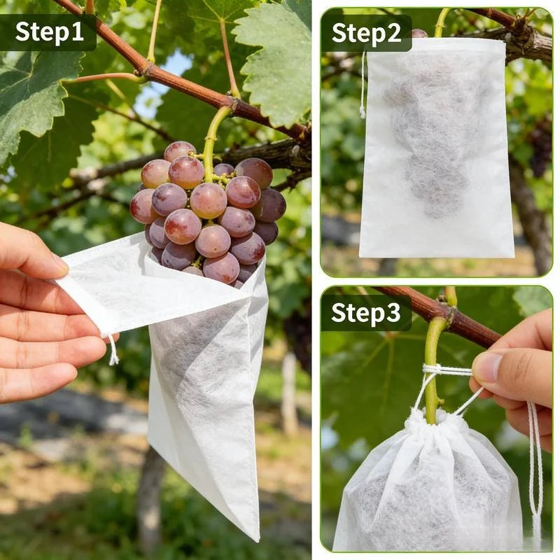 Protective Non-Woven Fruit and Vegetable Garden Bags
