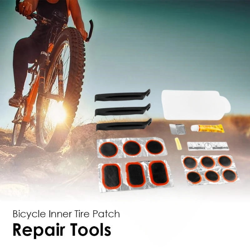 Portable Bicycle Tire Puncture Repair Kit - 7