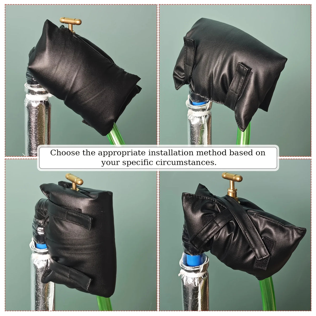 Outdoor Faucet Cover Winter Freeze Protection Insulated Guard
