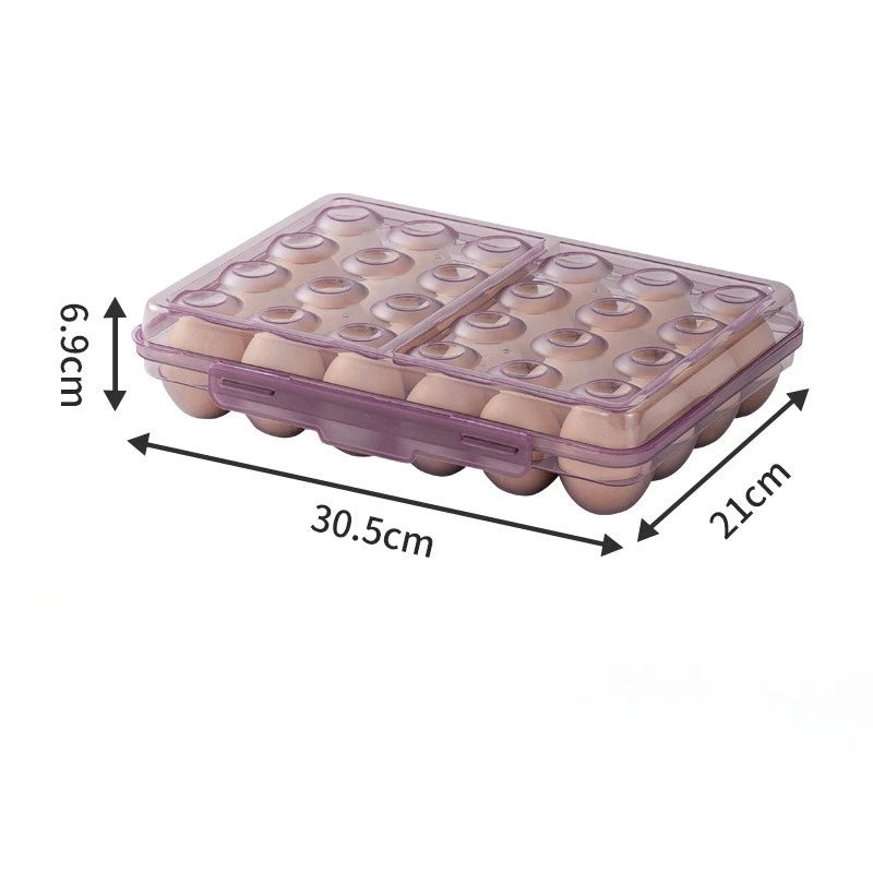 Stackable Egg Storage Organizer for Refrigerator - 9