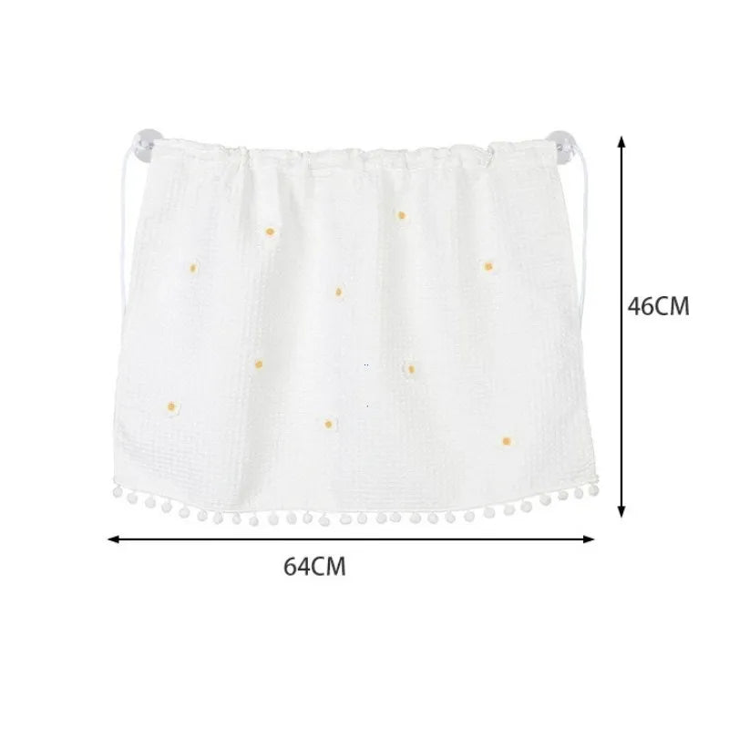 Heat Insulated Suction Cup Car Window Sunshade Curtain - 5