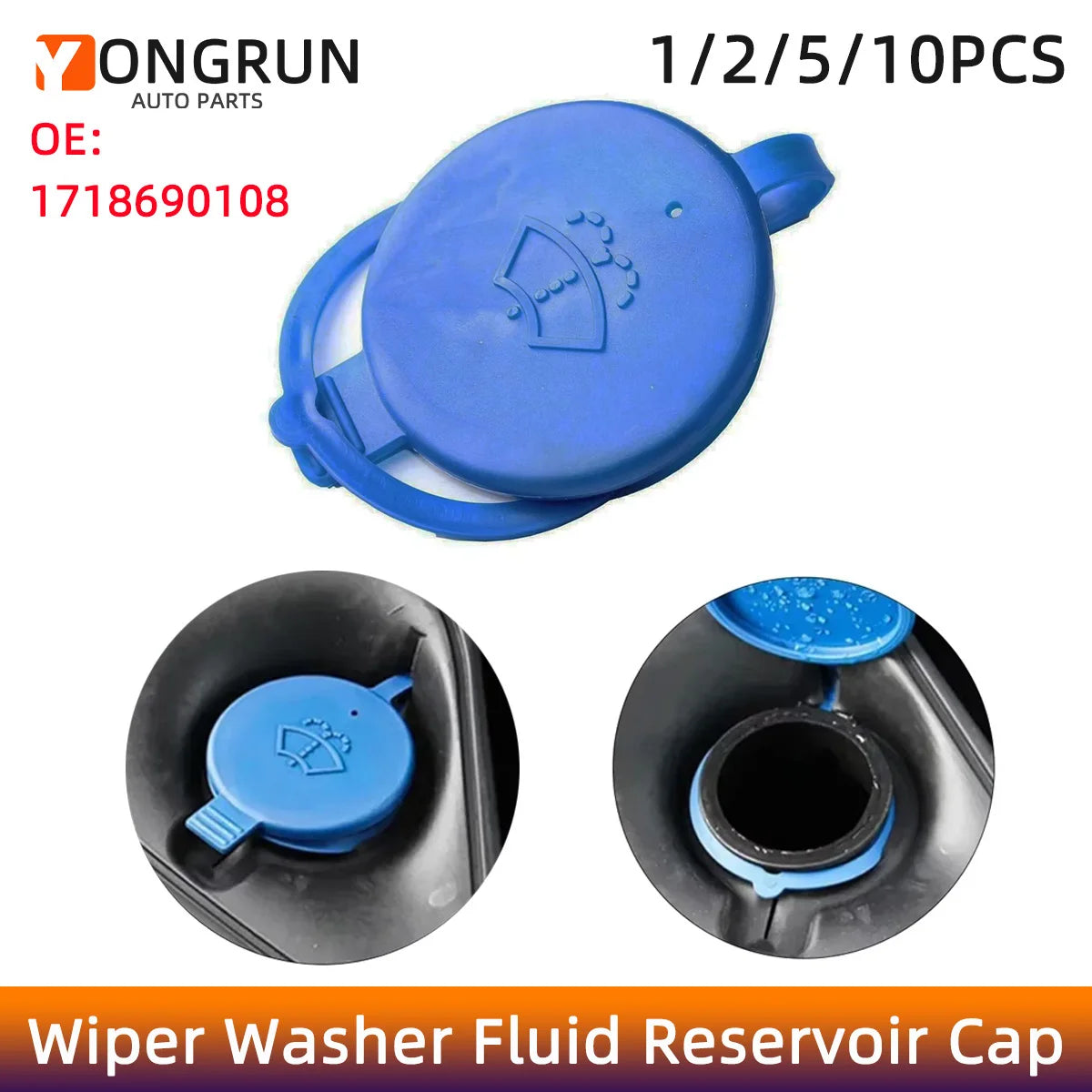 Windshield Wiper Washer Fluid Reservoir Cap