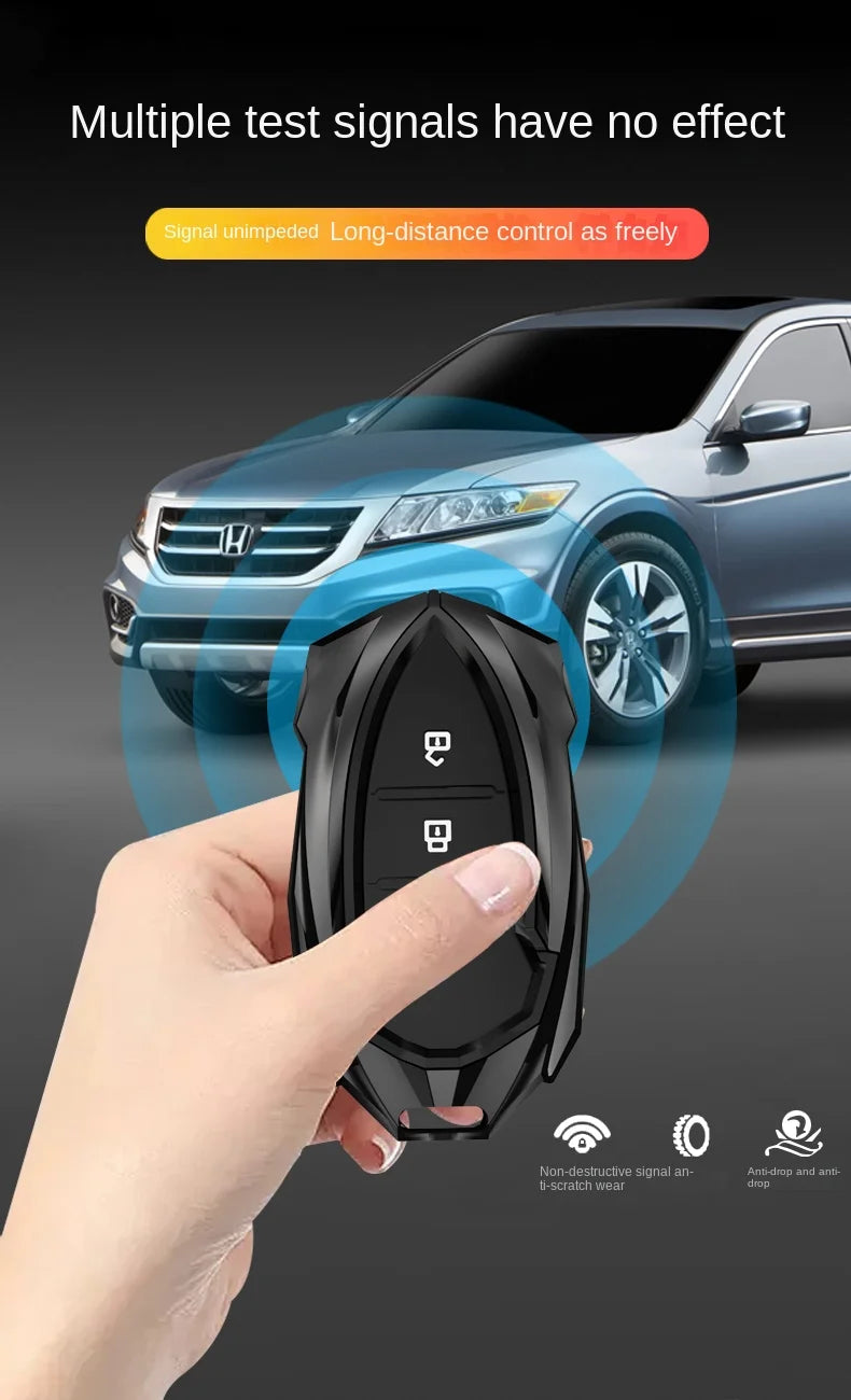 Protective Galvanized Alloy Car Key Case Shell - 8