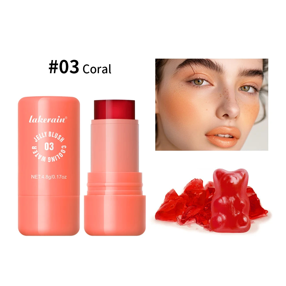 Cooling Water Jelly Blush Stick for Cheeks and Lips - 20