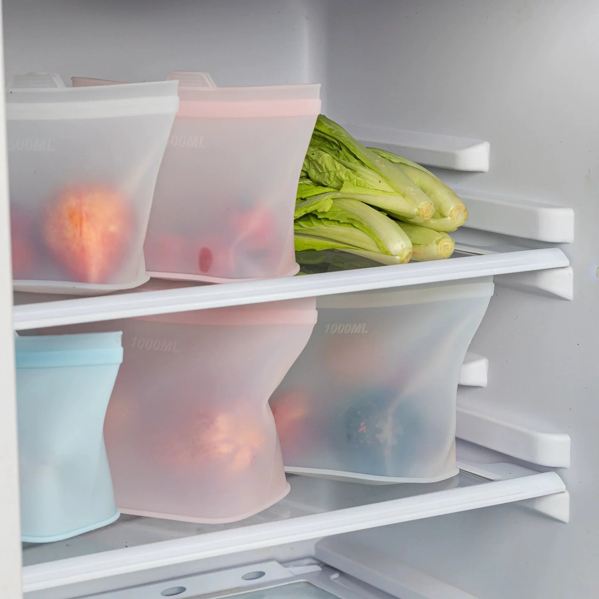 Reusable Silicone Food Storage Bags for Kitchen Organization - 11