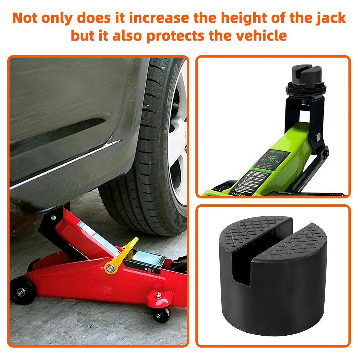 Universal Jack Rubber Pad for Car Chassis Protection