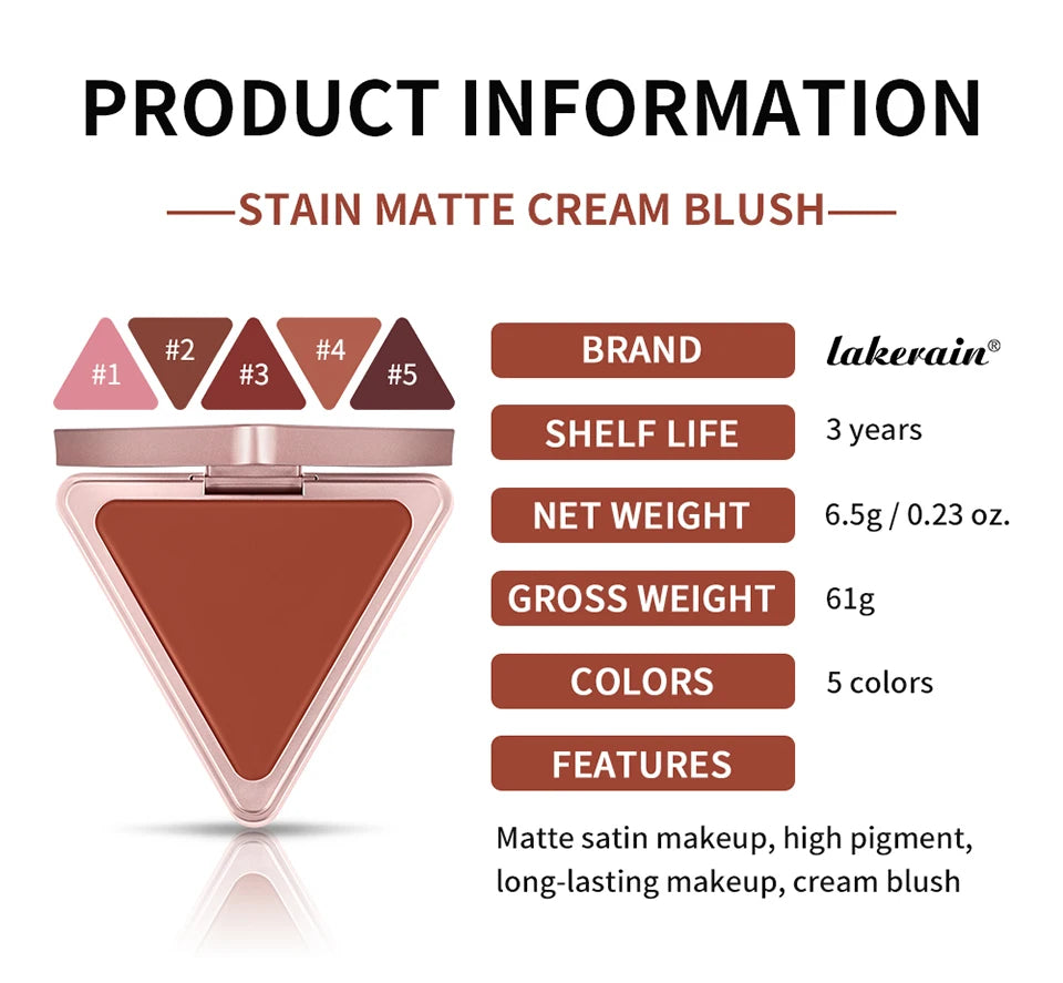 Matte Bronzer Powder for Face Contouring