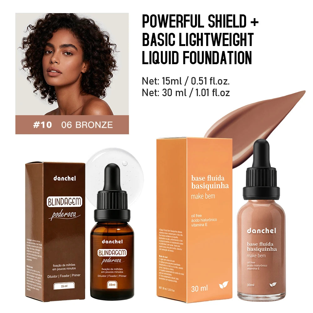 Liquid Foundation and Primer Makeup Set - 29