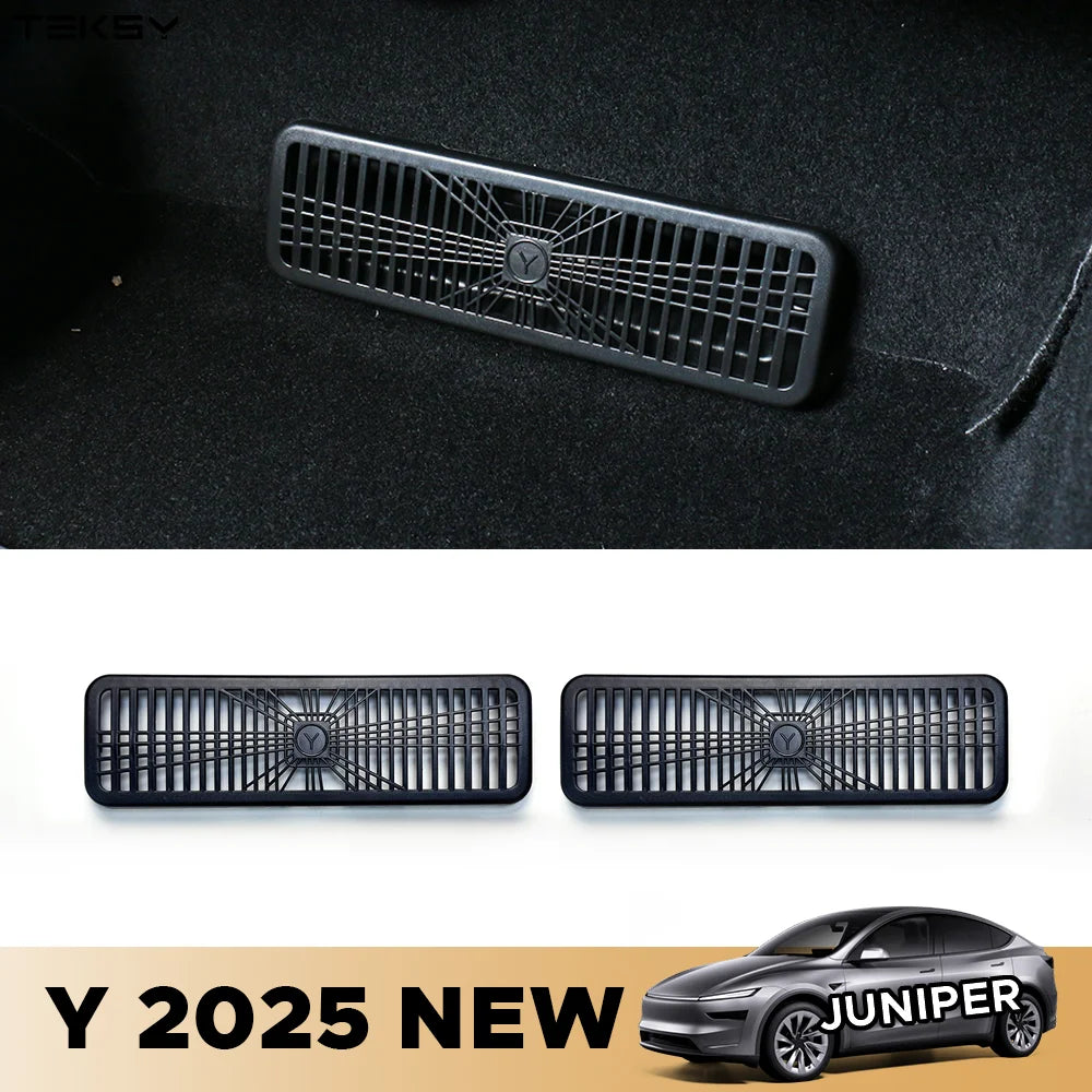 Under Seat Air Vent Protector Grille for 2025 Model Y - 1
