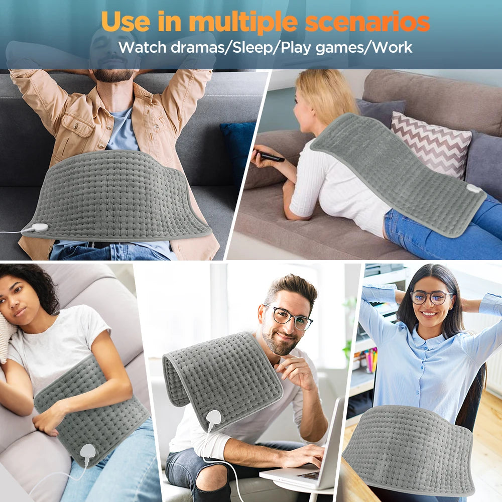 Electric Heating Pad for Back Pain and Body Relief - 8
