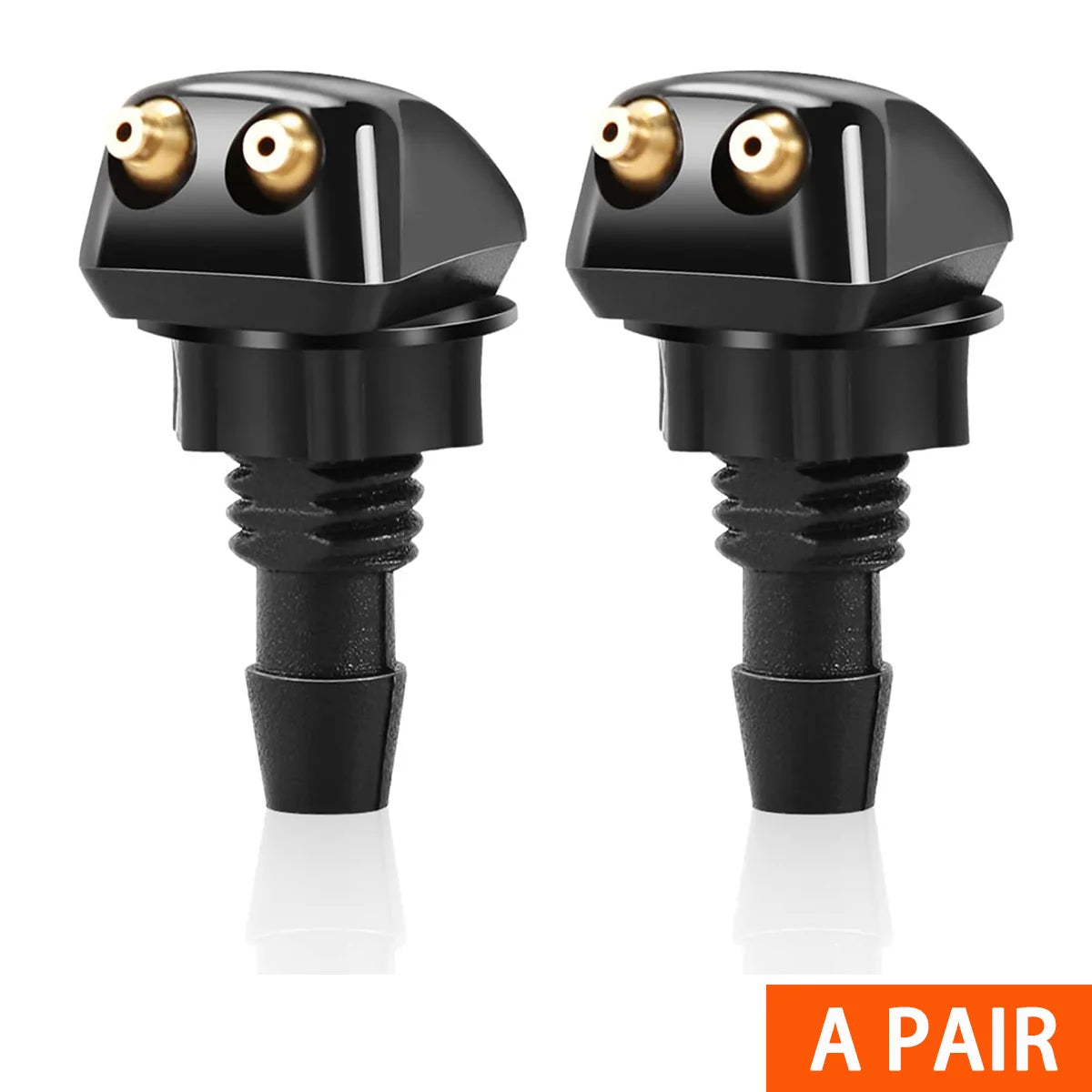 Universal Adjustable Dual-Hole Car Windshield Washer Nozzle Pair