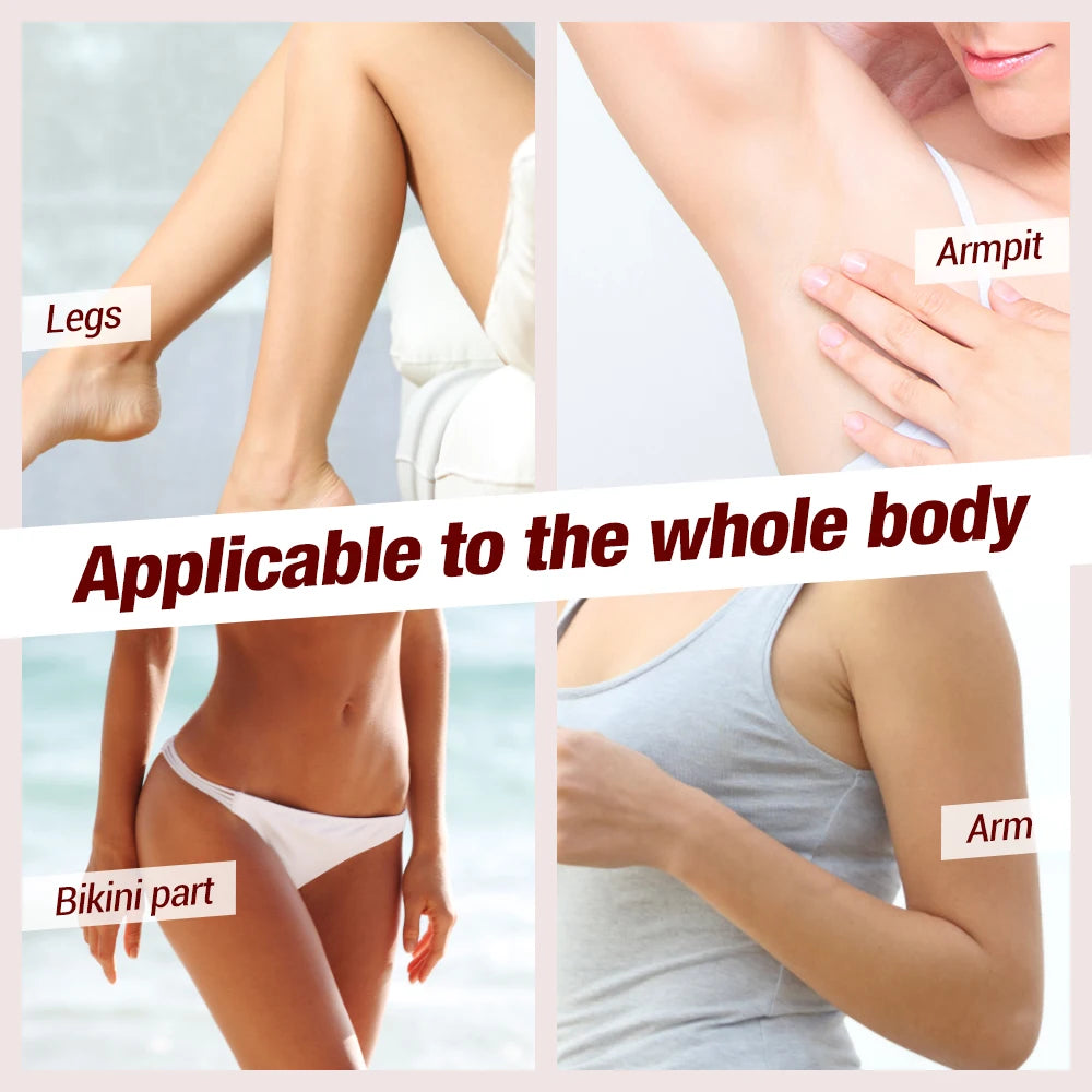 Compact 3-in-1 Electric Lady Shaver for Painless Body Hair Removal