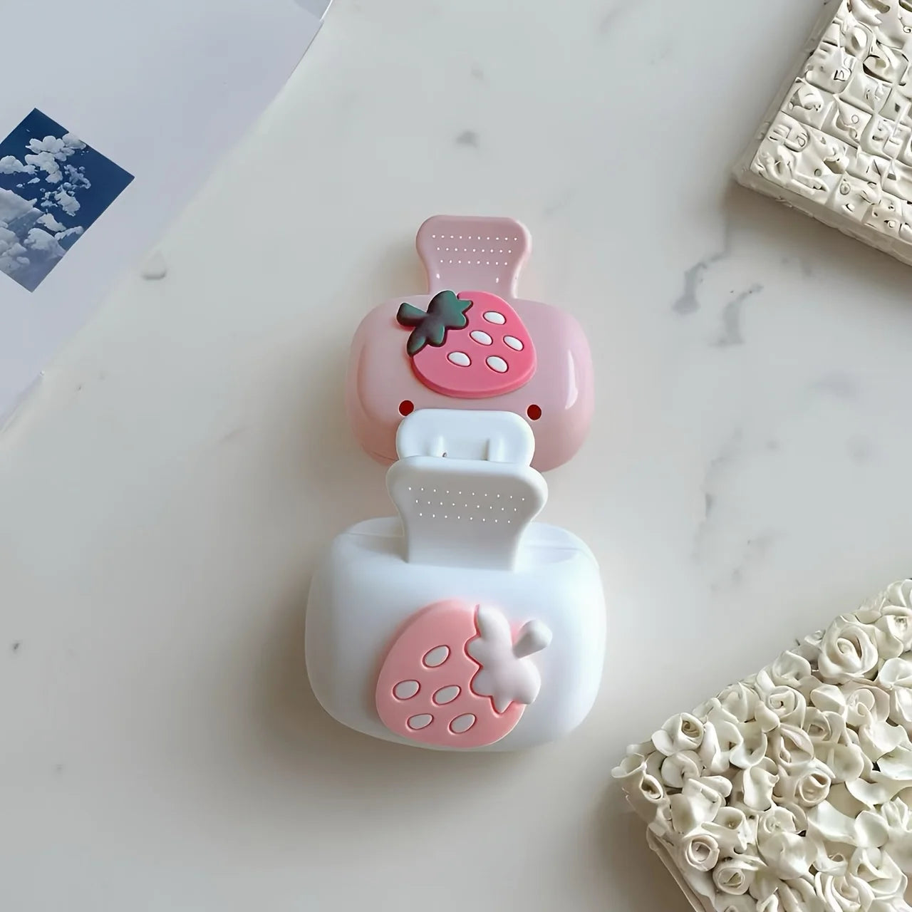 Strawberry Shaped Toothbrush Protective Cover Set - 11