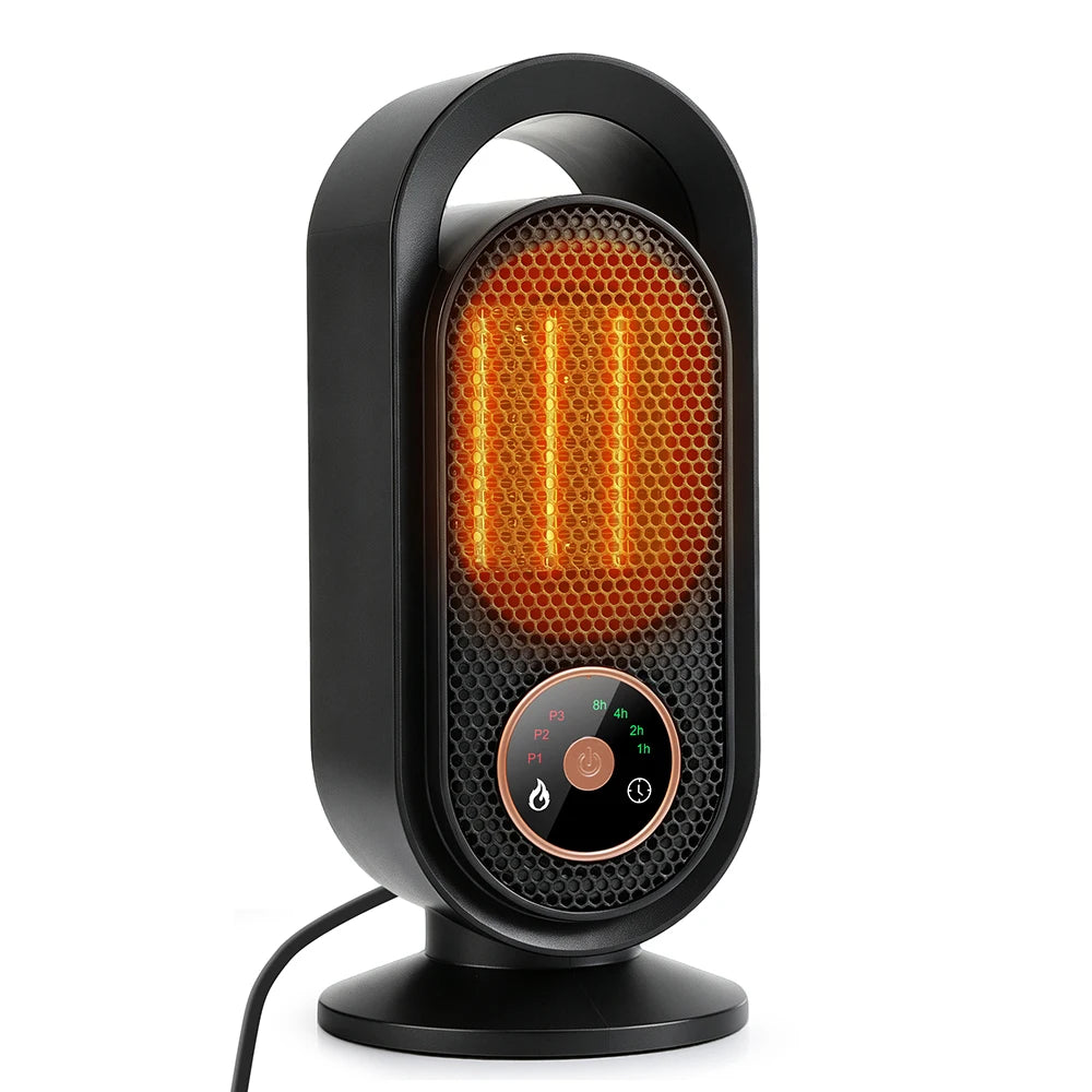 Portable PTC Ceramic Desktop Heater with Timer