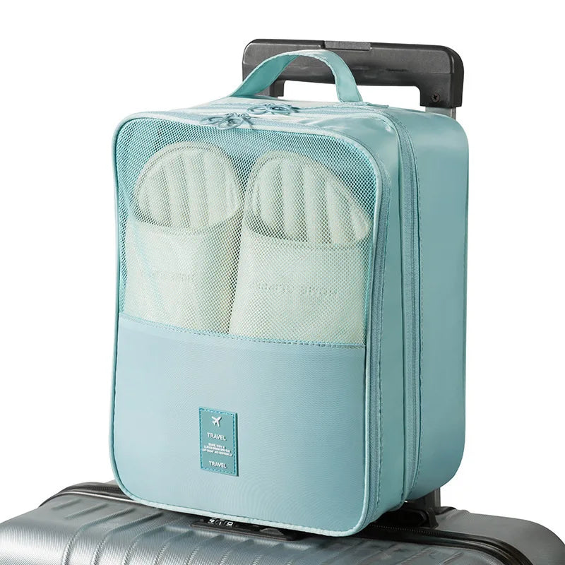 3-Pair Travel Shoe Organizer Bag for Suitcases