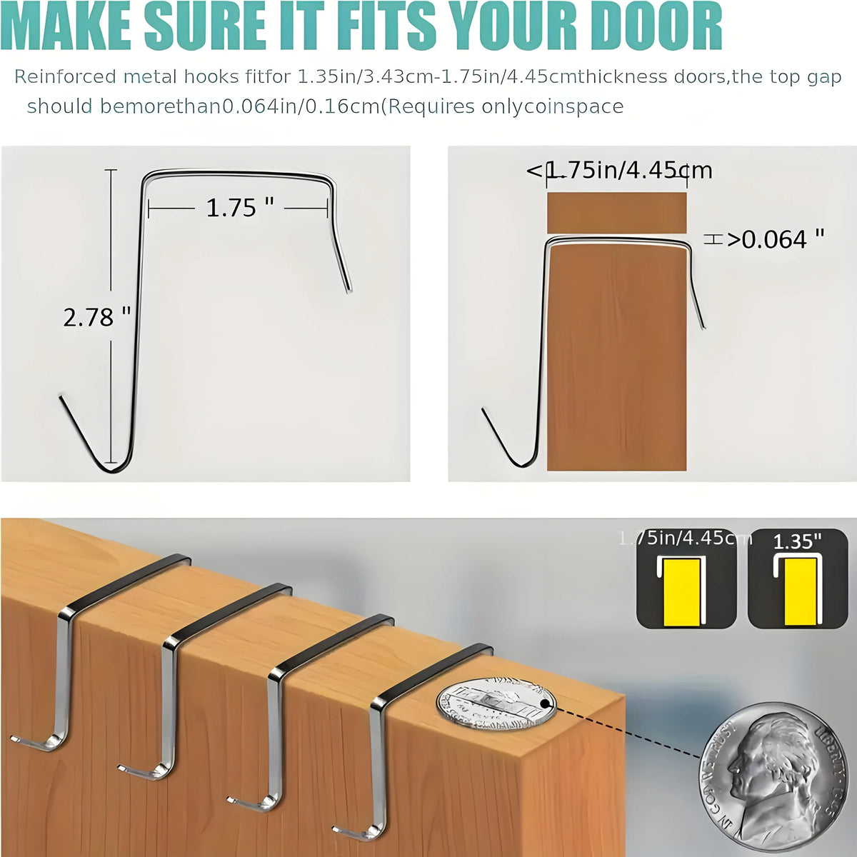 Over-the-Door Hanging Shoe and Accessory Organizer