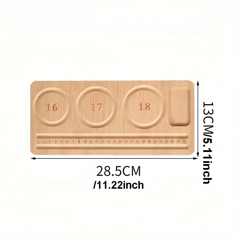 Wooden Bead Design Board for Jewelry Bracelet Making