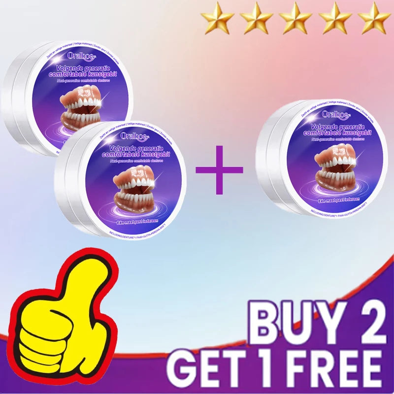 Flexible Silicone Denture Set for Natural Smile Replacement - 9