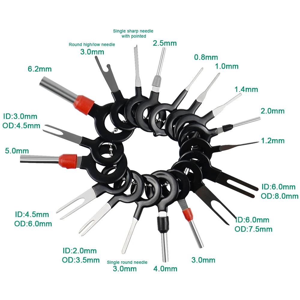 Car Terminal Removal Tool Kit Pin Ejector Wire Connector Extractor