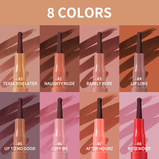Waterproof Long-Lasting Felt-Tip Lip Liner Stain