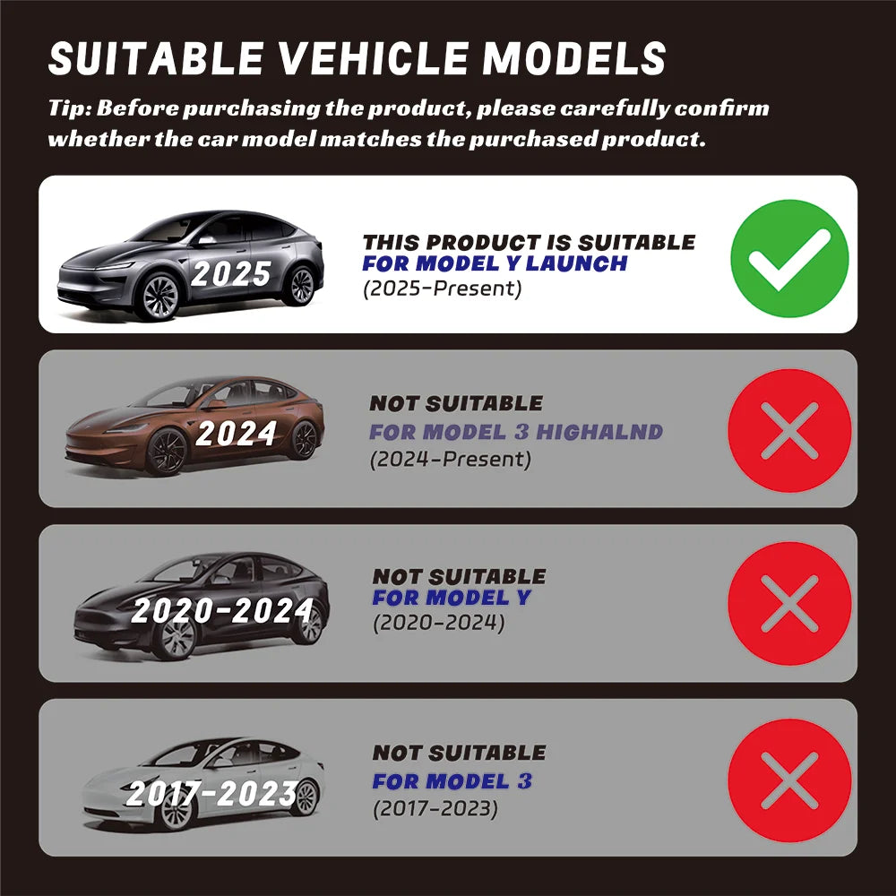 Trunk Storage Organizer Set for Tesla Model Y Juniper 2025 - 7