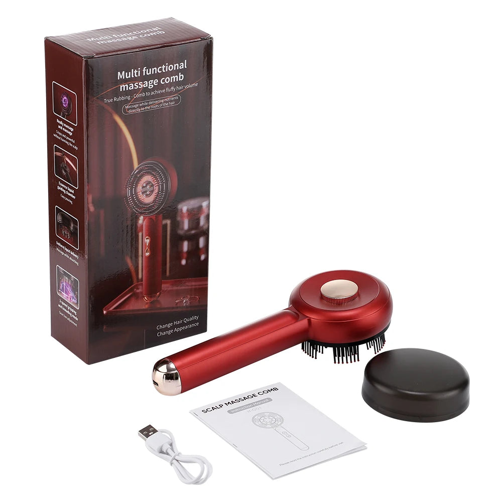 Electric Scalp Massager and Hair Growth Oil Applicator Comb - 27