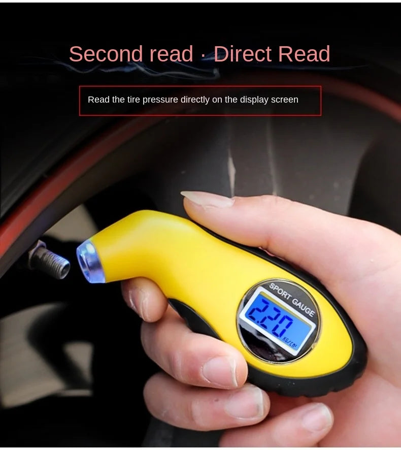 Digital LCD Tire Pressure Gauge for Car Safety
