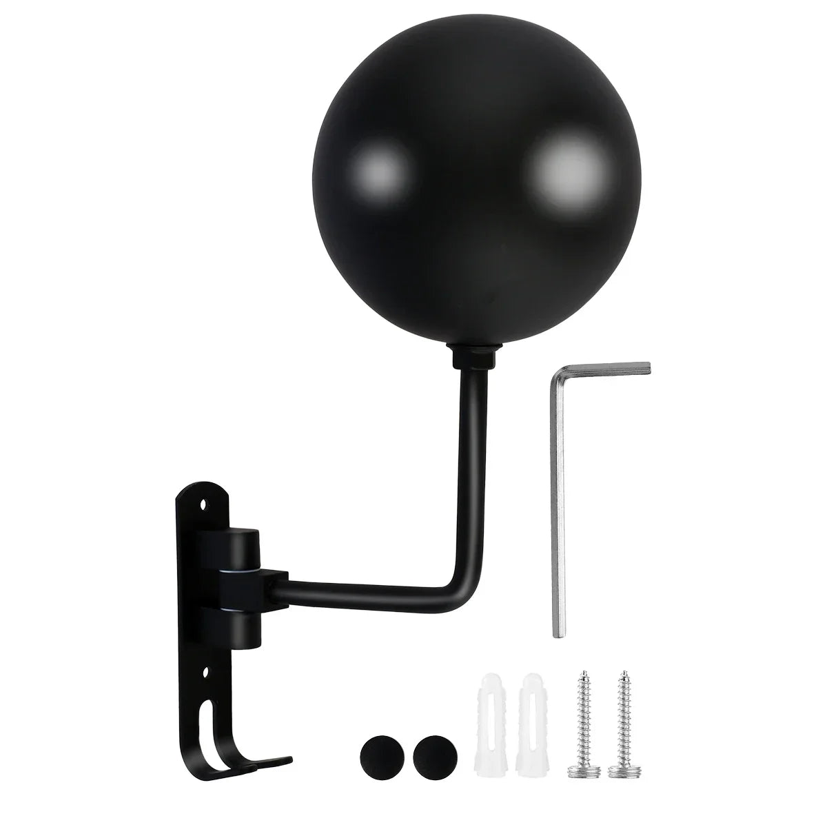 Wall-Mounted Rotating Helmet Storage Rack - 7