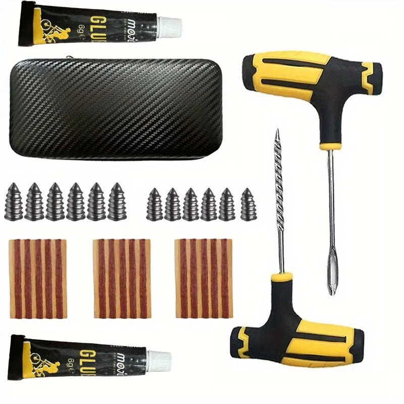 Emergency Universal Tire Puncture Repair Kit - 21
