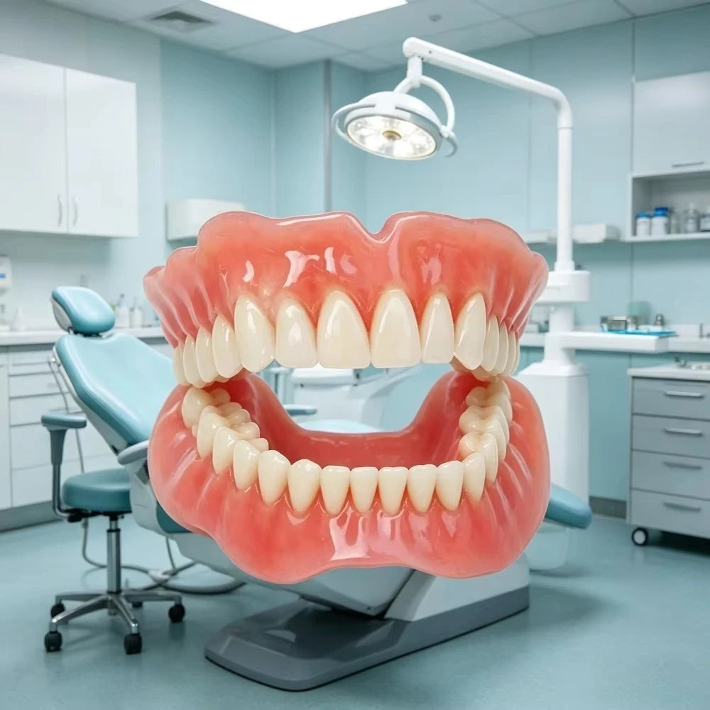 Comfort Fit Silicone Dentures for Instant Smile Restoration - 1