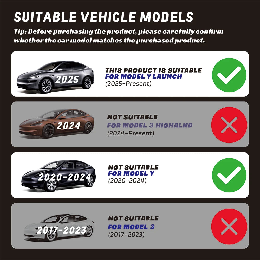 TPE Mud Flaps Splash Guards for Tesla Model Y