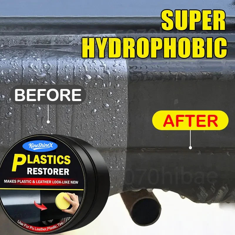 Car Plastic and Leather Trim Restorer Coating - 4