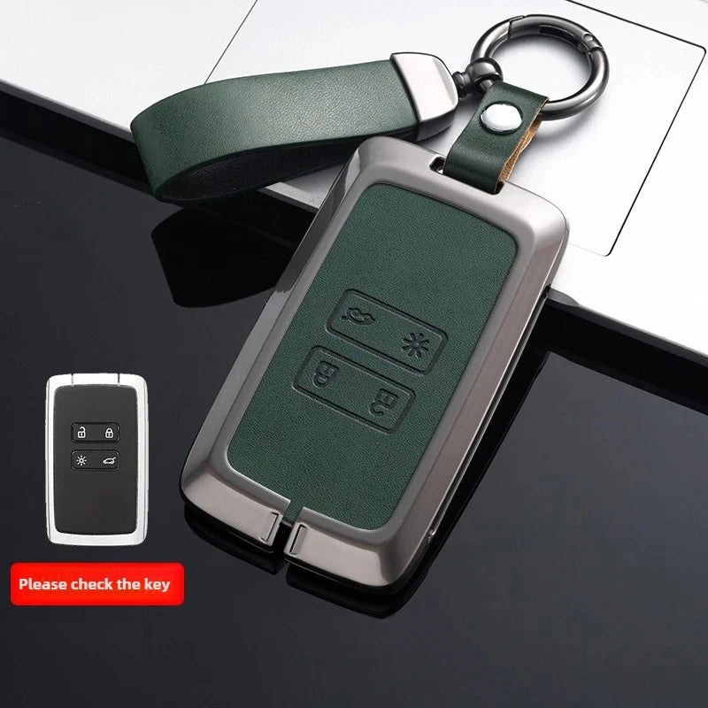 Leather Protective Car Key Case Cover - 13