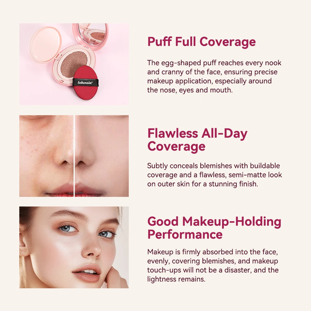 Long-Lasting Cushion Foundation with SPF and Matte Finish