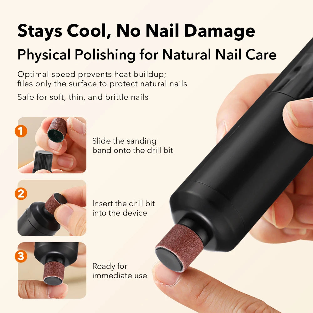 Electric Rechargeable Foot Callus Remover and Nail Care Tool - 6