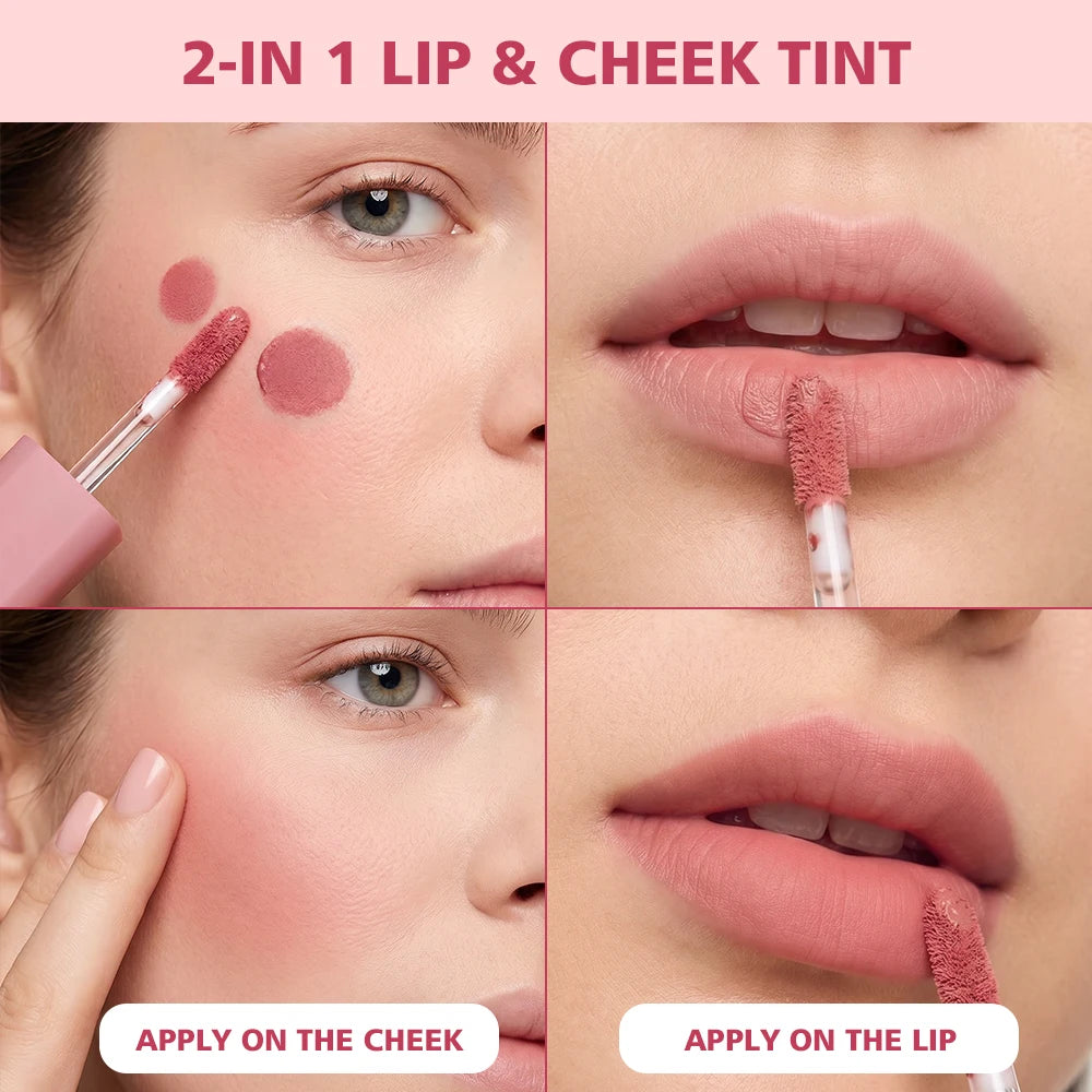 2-in-1 Velvet Matte Lip and Cheek Tint