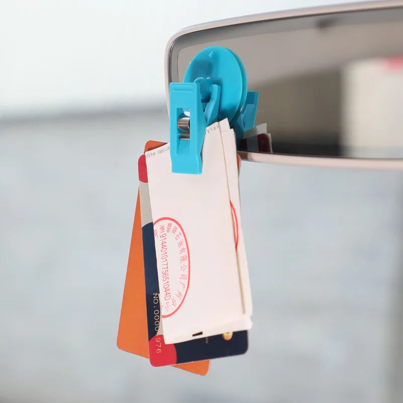 Suction Cup Car Window and Windshield Clip Holder