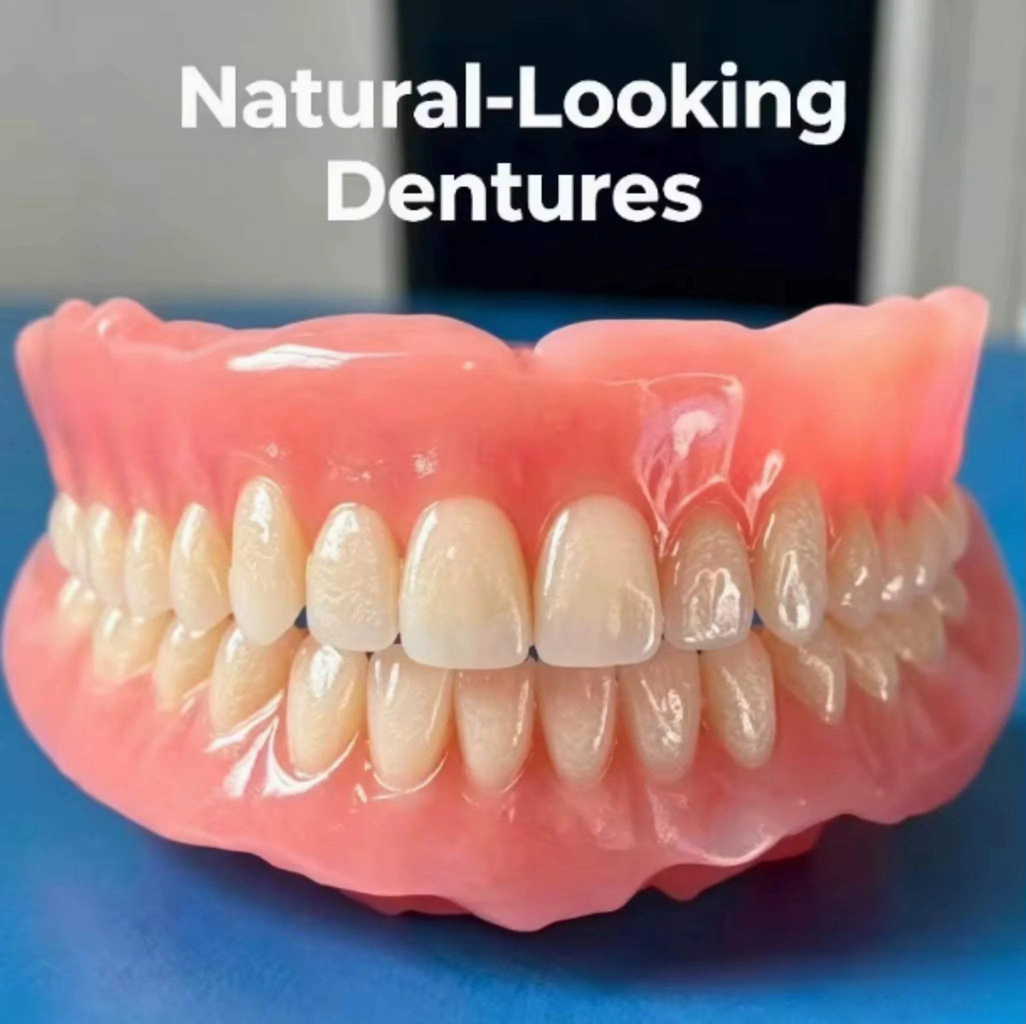 Comfortable Cosmetic Denture Set with Storage Case - 2