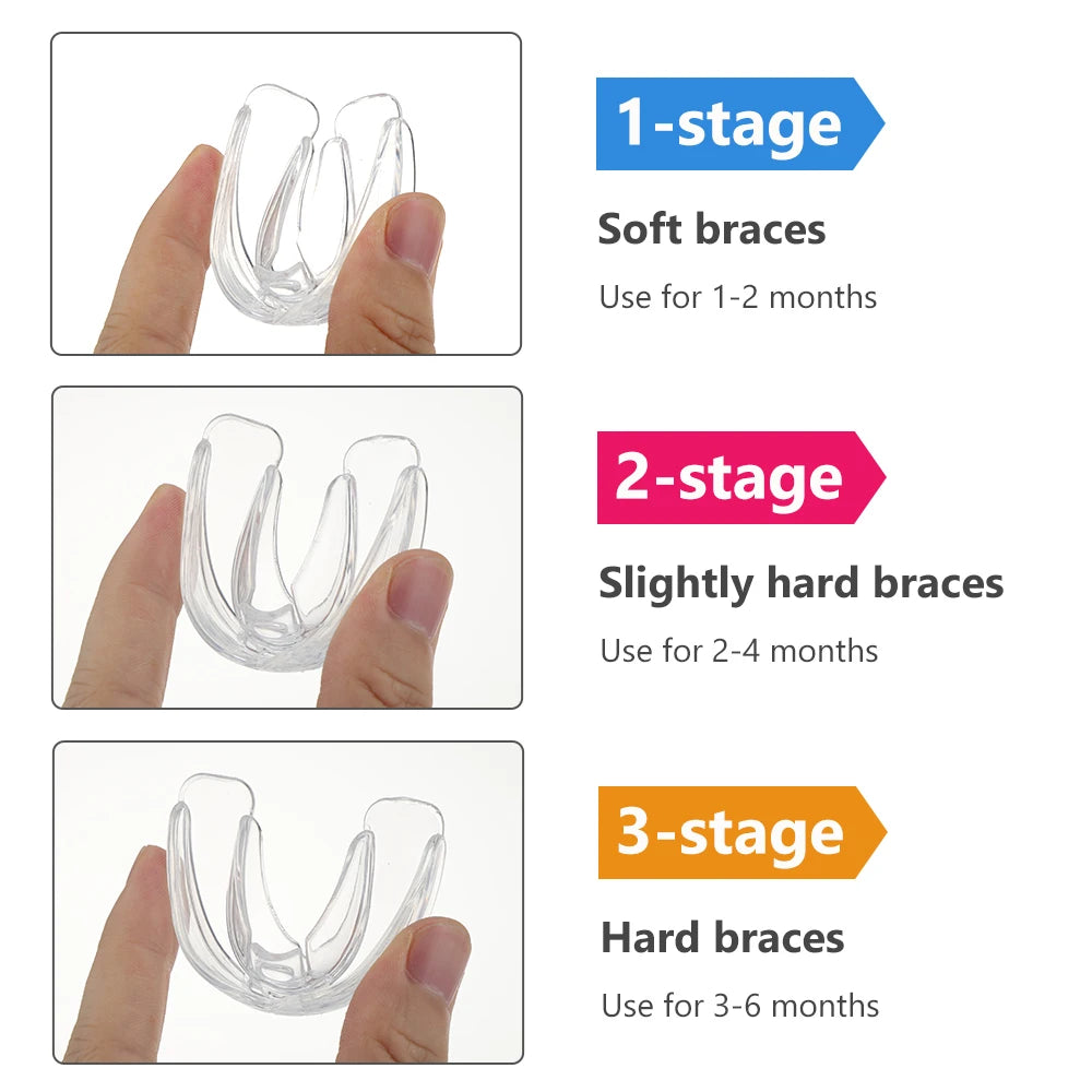 3-Stage Kids Teeth Alignment and Orthodontic Trainer Set - 4